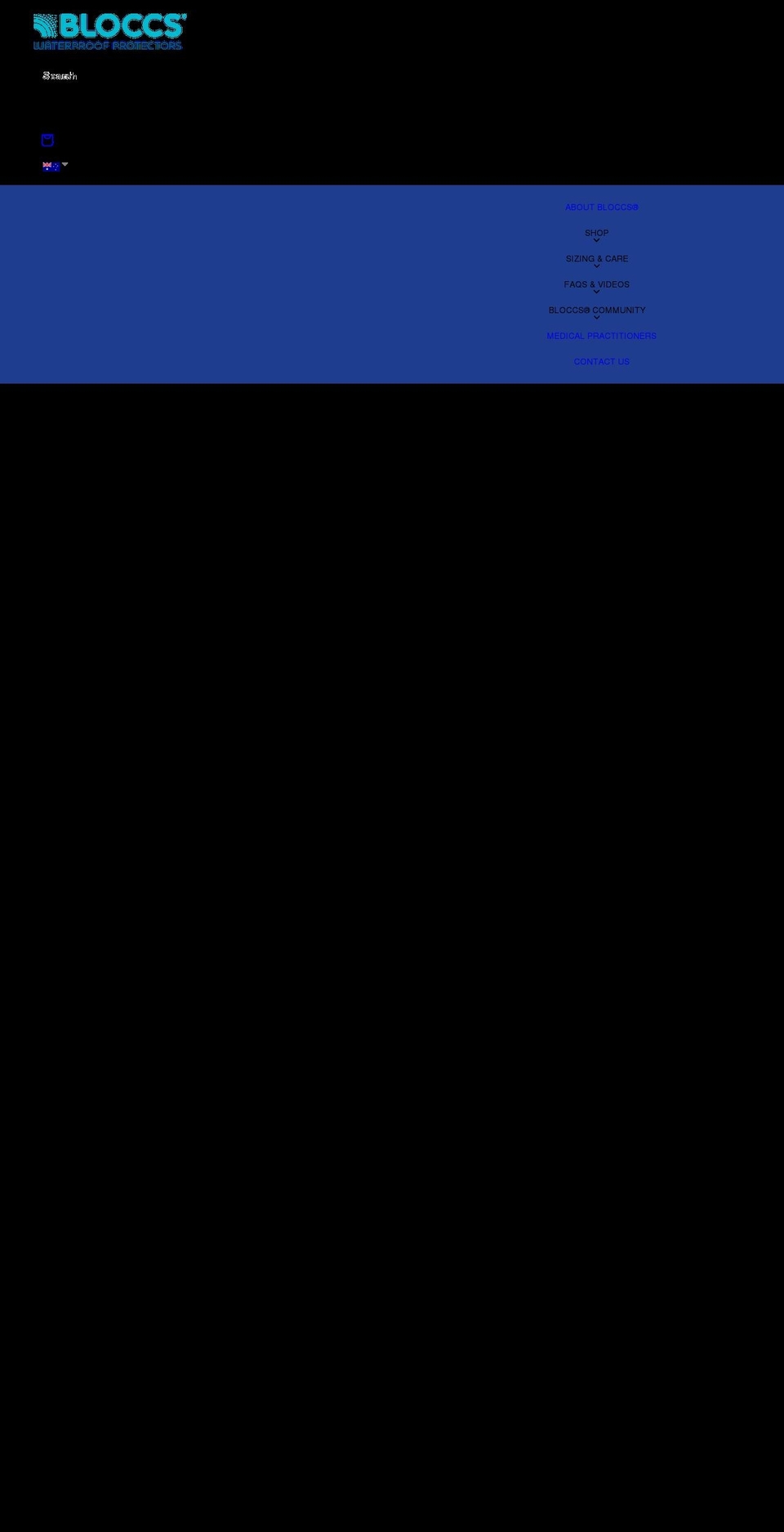 bloccs.com.au shopify website screenshot