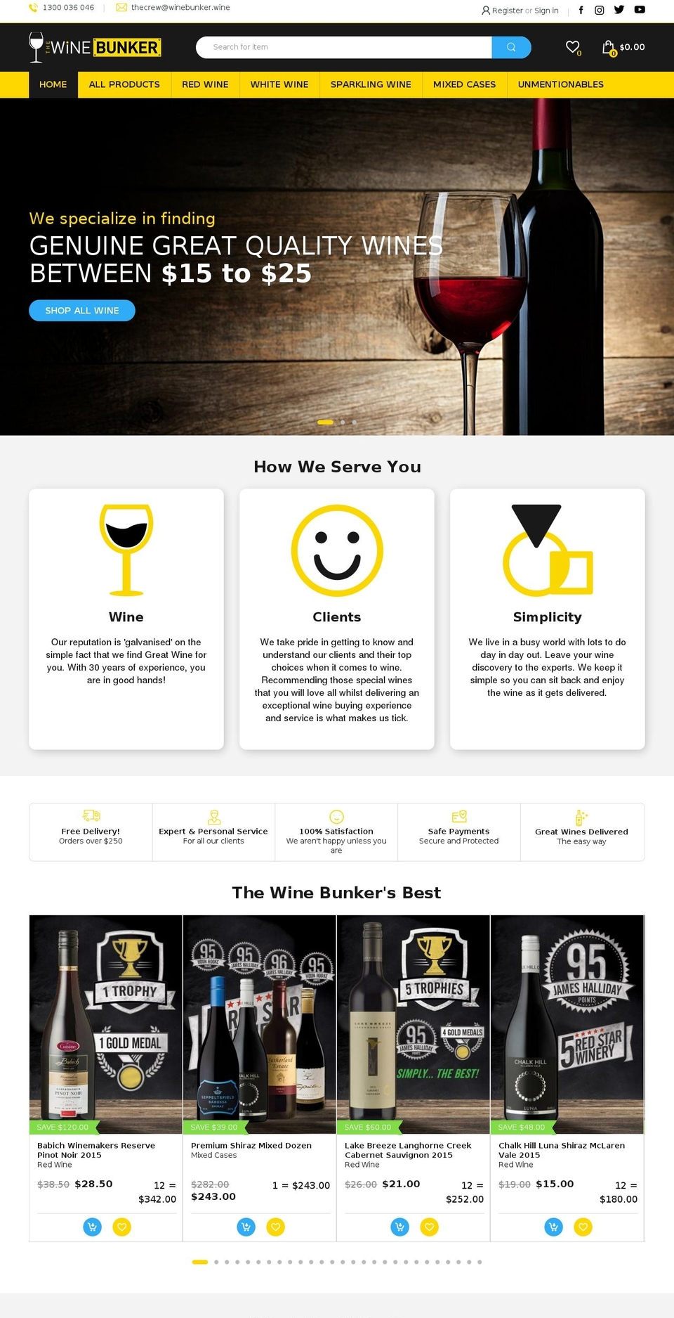 block78.wine shopify website screenshot