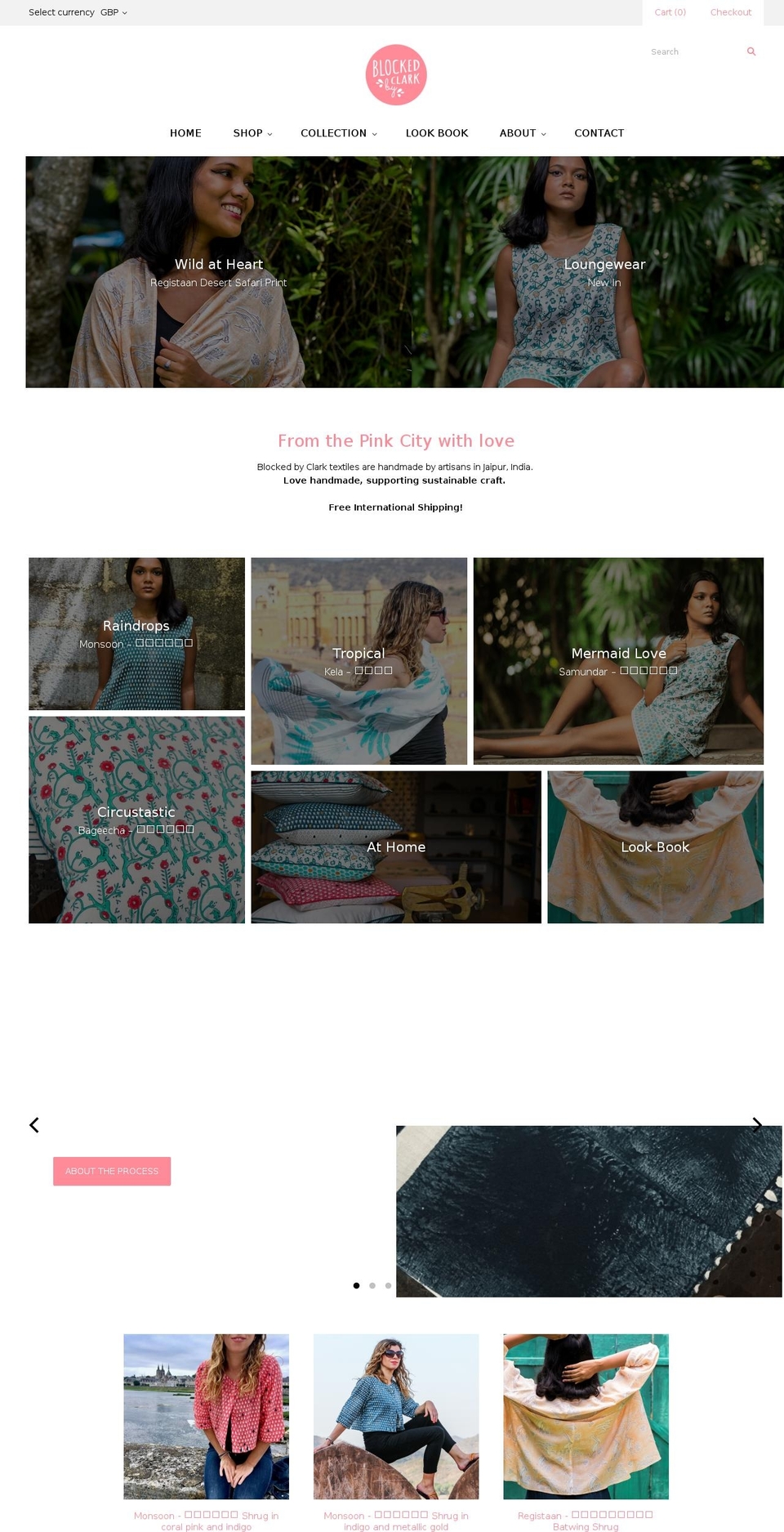 blockedbyclark.com — Shopify storefront screenshot