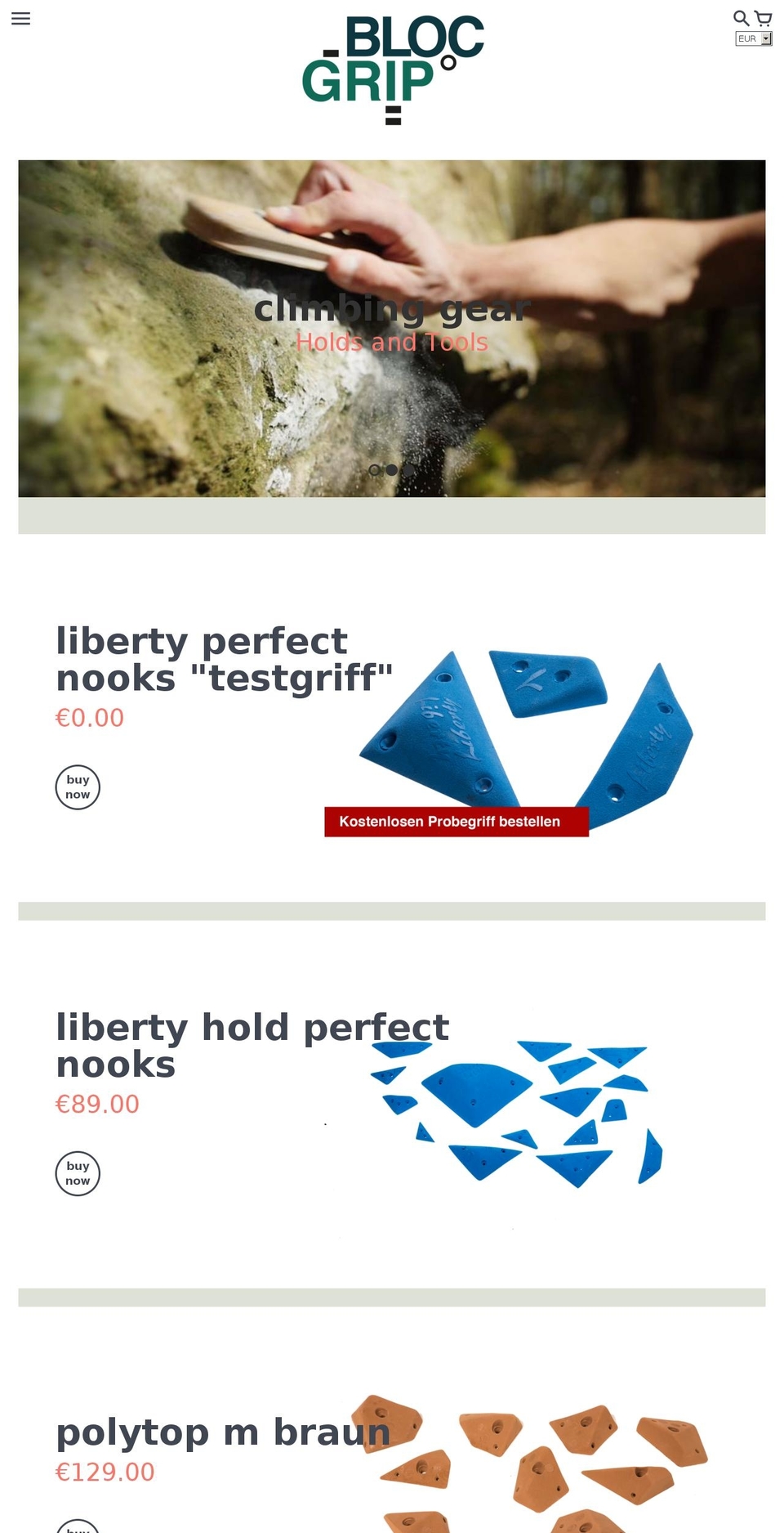 blockgrip.com — Shopify storefront screenshot