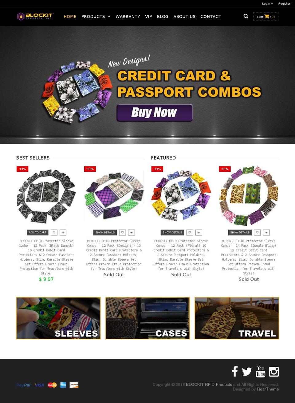 Blockit2017 Shopify theme site example blockitsecurity.com