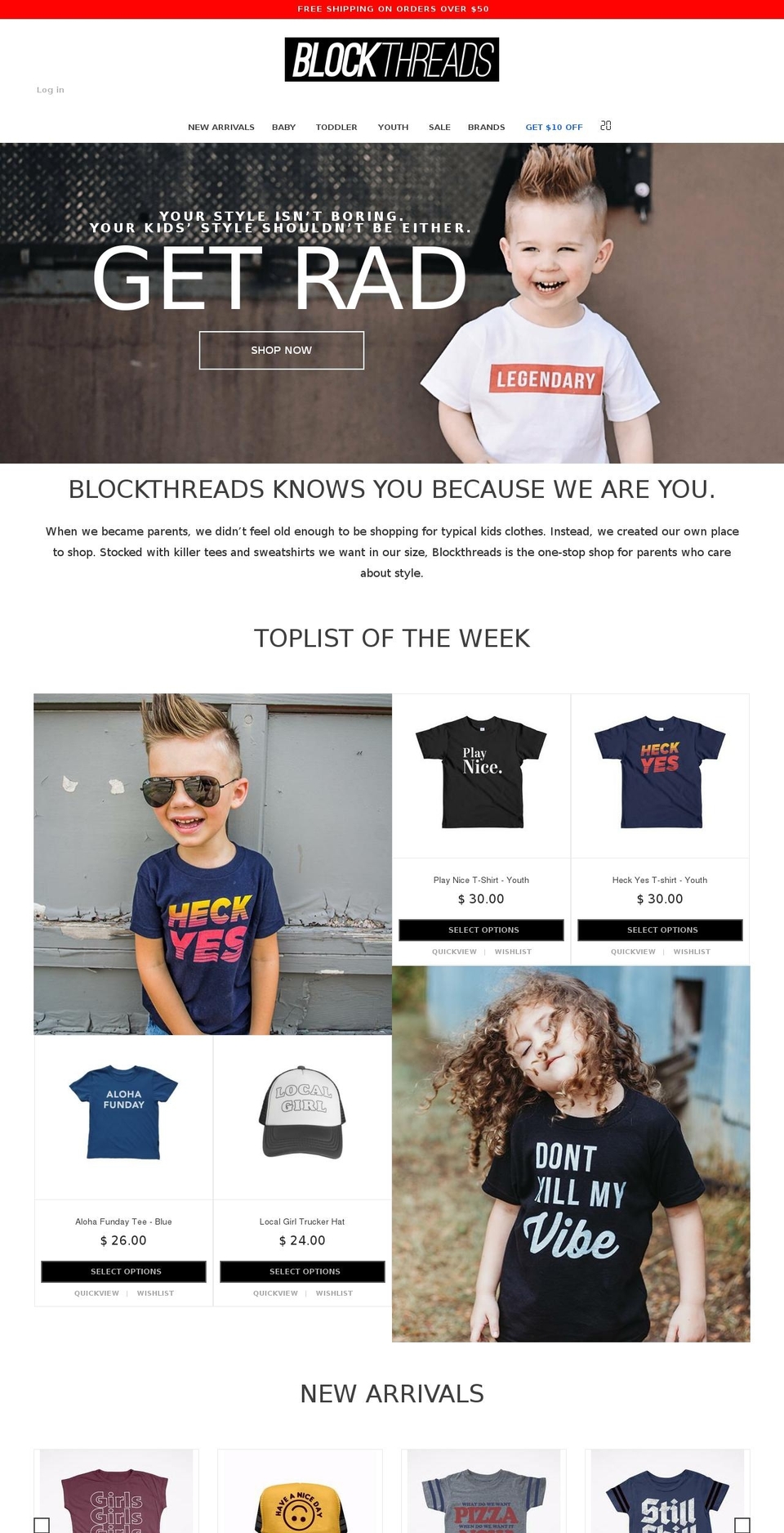 Jemiz Kid Shopify theme site example blockthreads.net