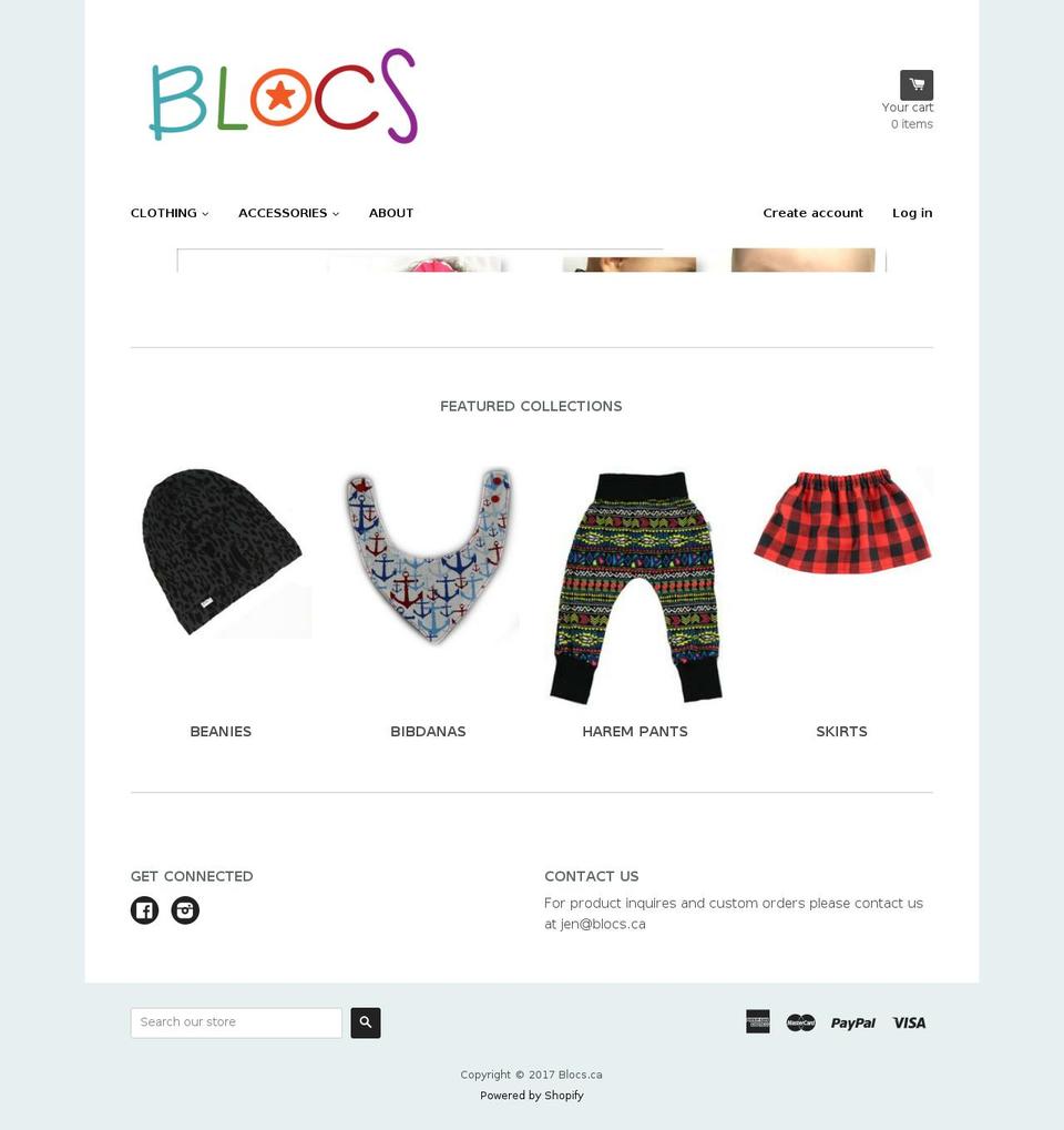 blocs.ca shopify website screenshot