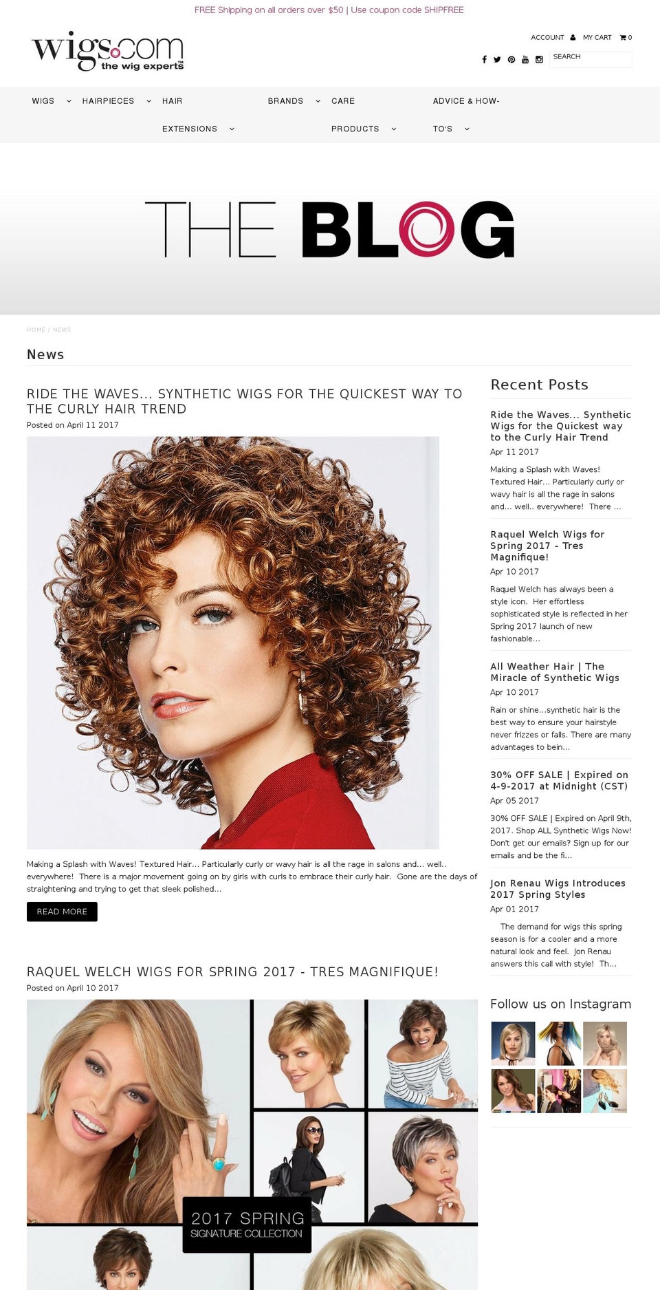 blogwigs.com shopify website screenshot