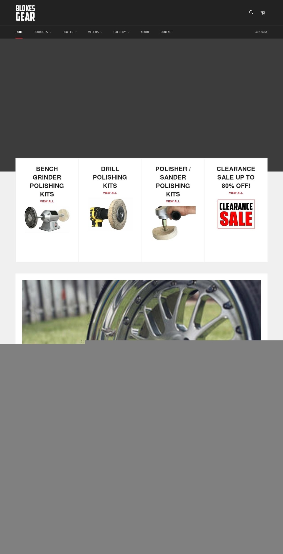 blokesgear.com.au shopify website screenshot