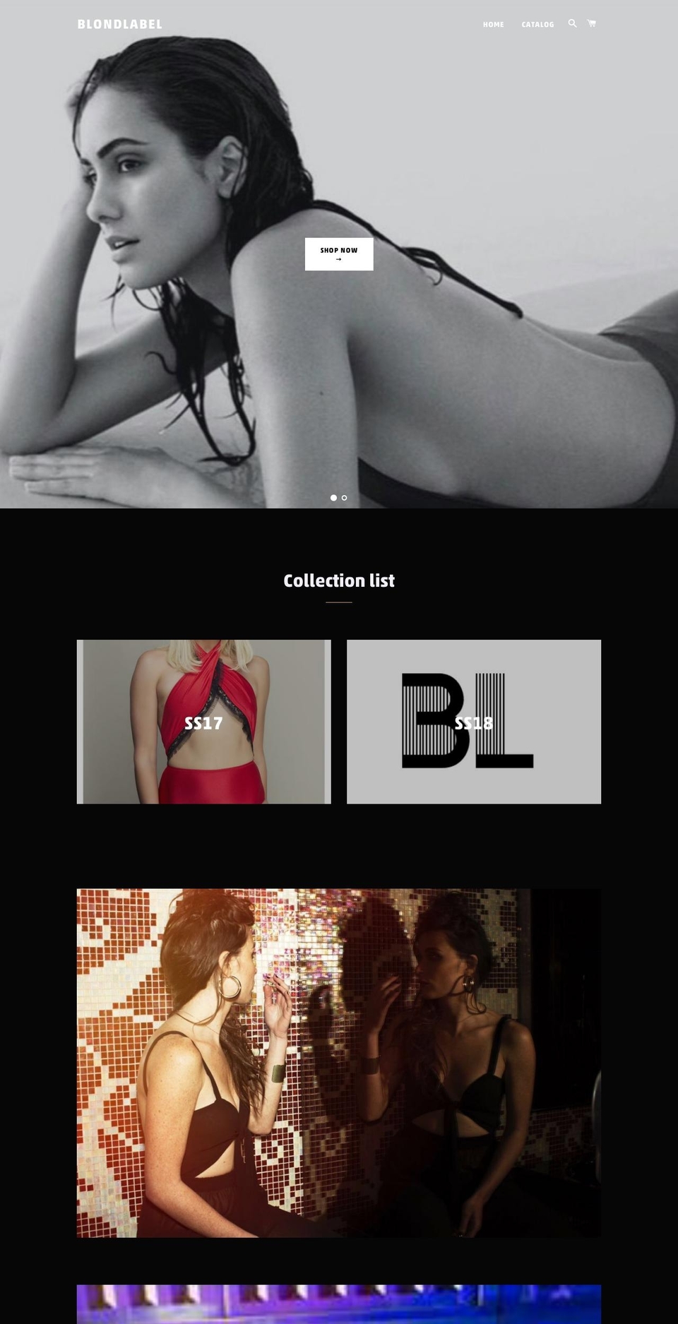 blondlabel.com shopify website screenshot