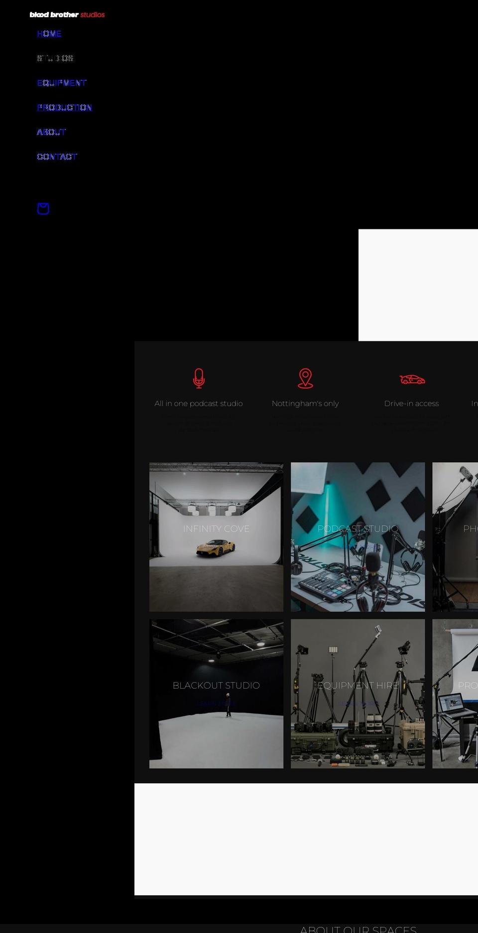 bloodbrotherstudios.com shopify website screenshot