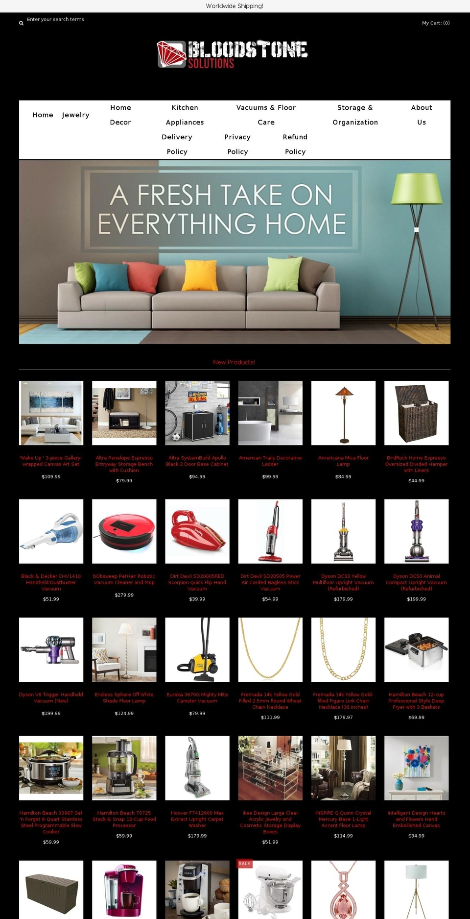 bloodstonesolutions.com shopify website screenshot
