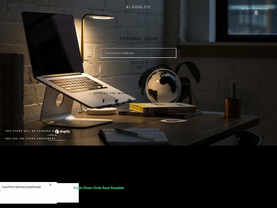 bloogloo.com shopify website screenshot