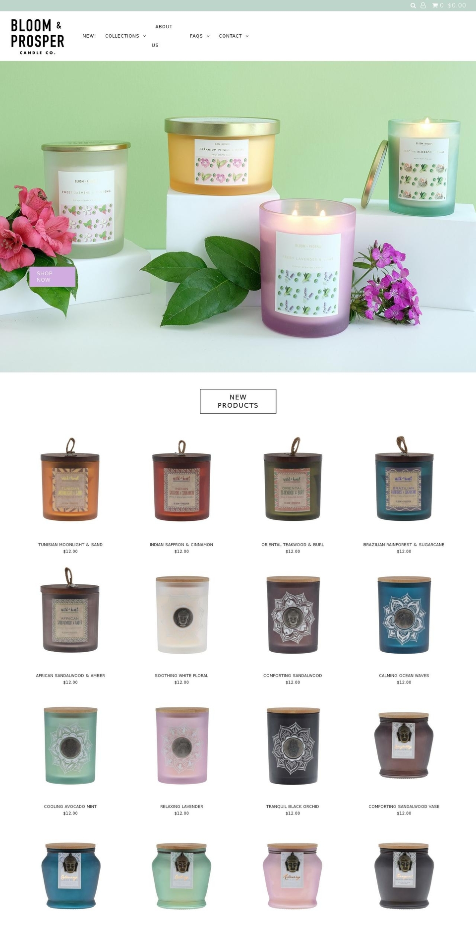 bloom-and-prosper.myshopify.com shopify website screenshot