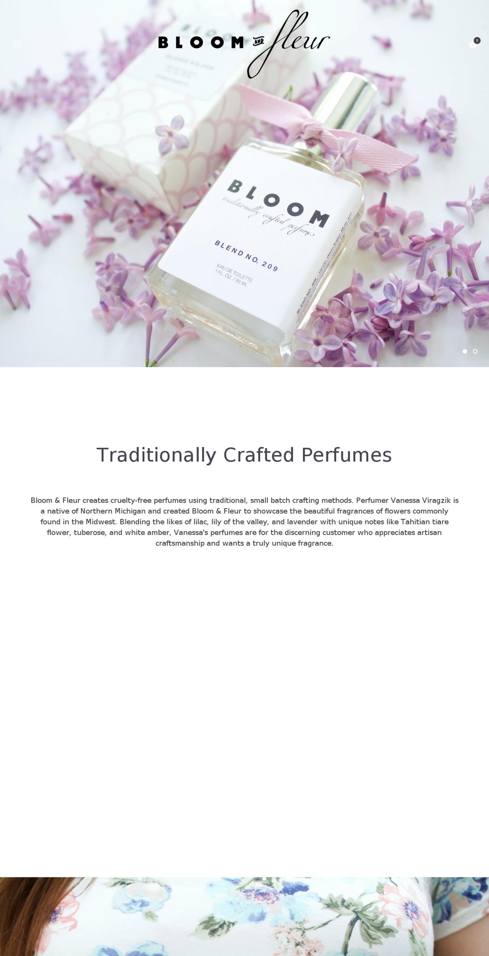 bloomandfleur.com — Shopify storefront screenshot