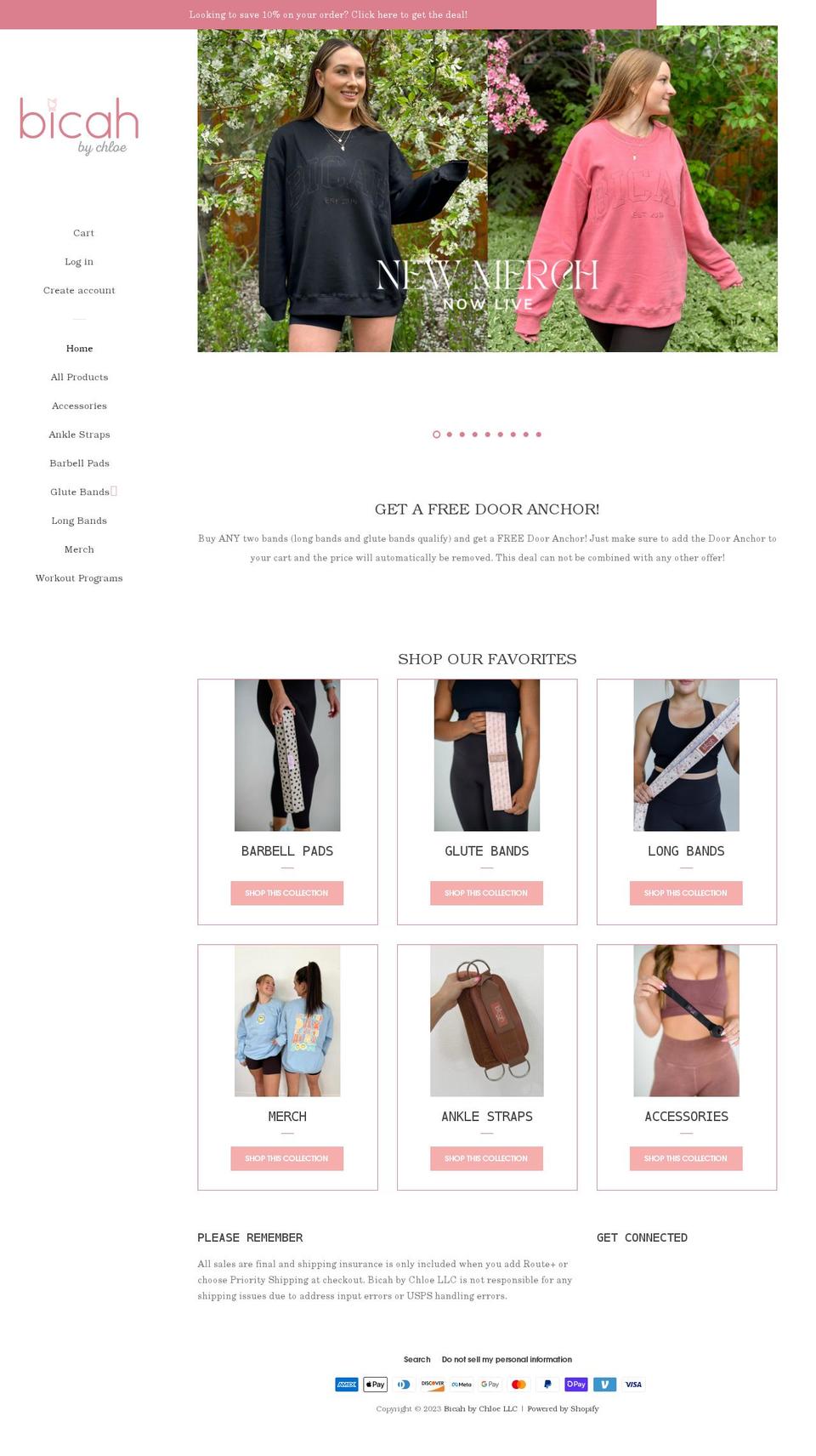 bloombychloe.com shopify website screenshot