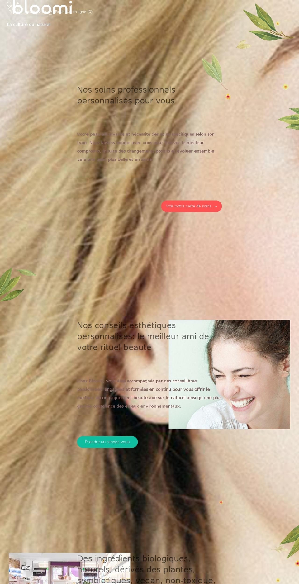 bloomi.ca shopify website screenshot