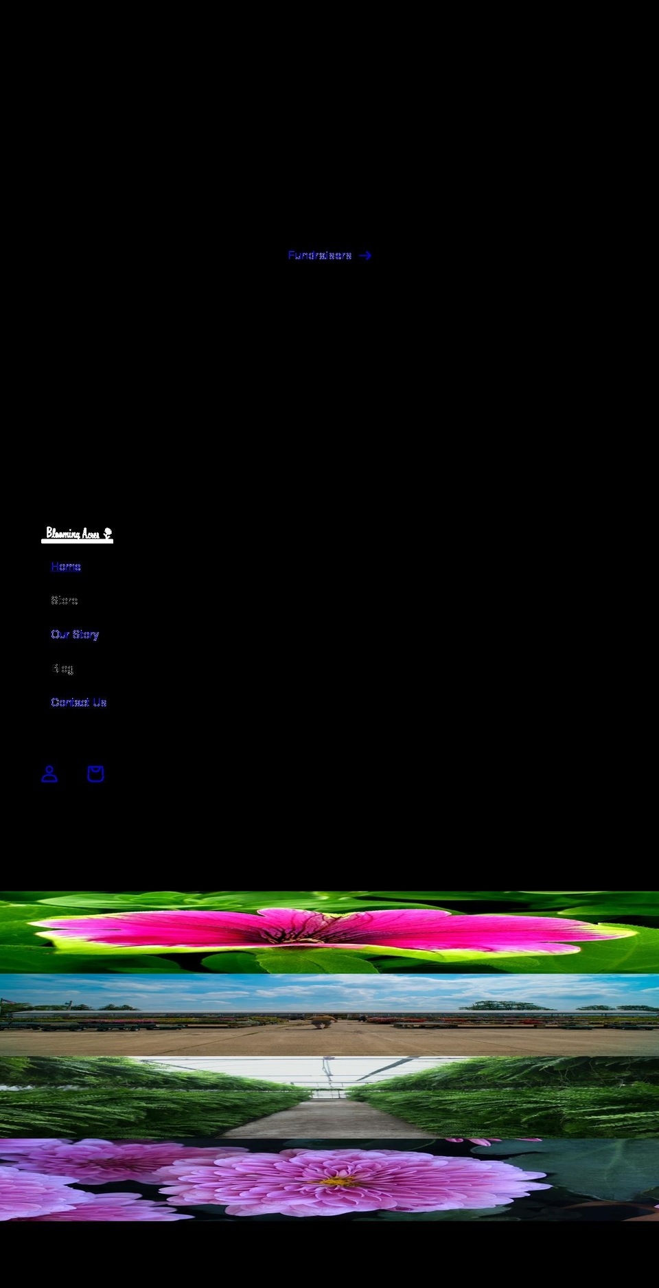bloomingacresohio.com — Shopify storefront screenshot