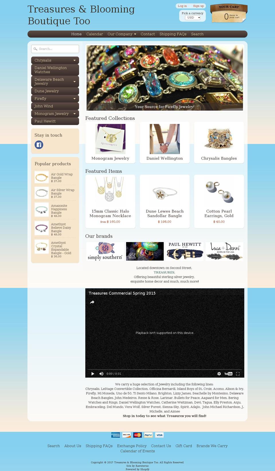 bloomingboutiquetoo.com shopify website screenshot