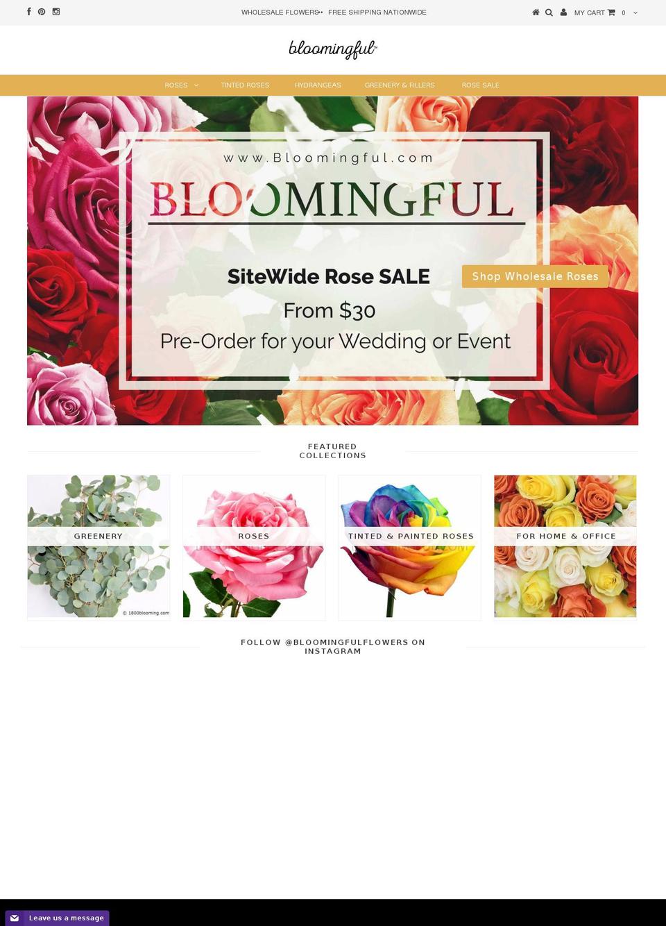 bloomingfull.com — Shopify storefront screenshot