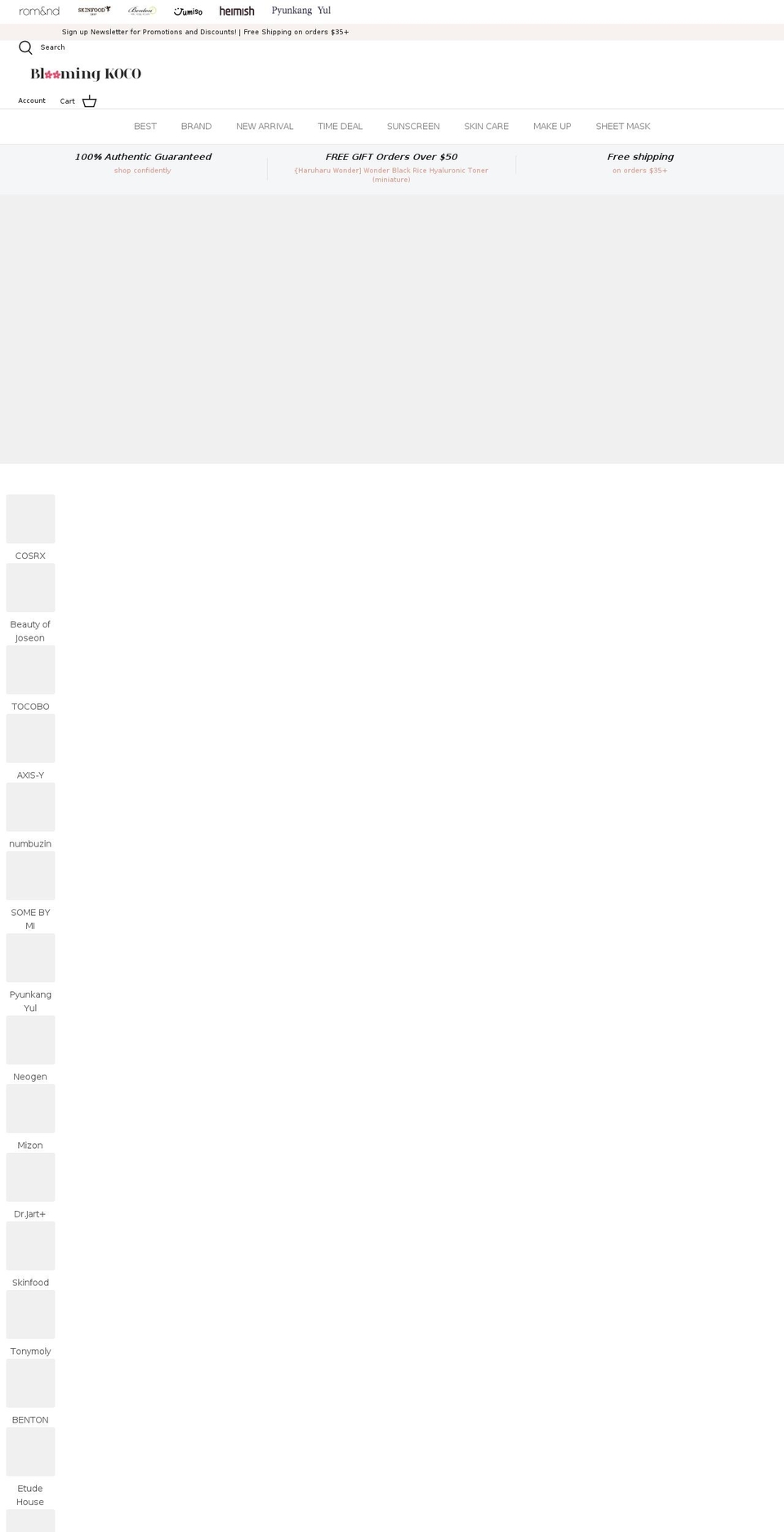 bloomingkoco.com shopify website screenshot
