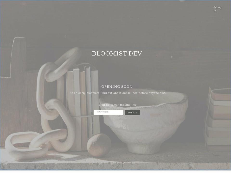 bloomist-dev.myshopify.com shopify website screenshot