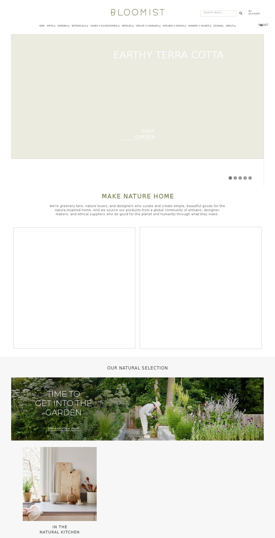 bloomist.com shopify website screenshot