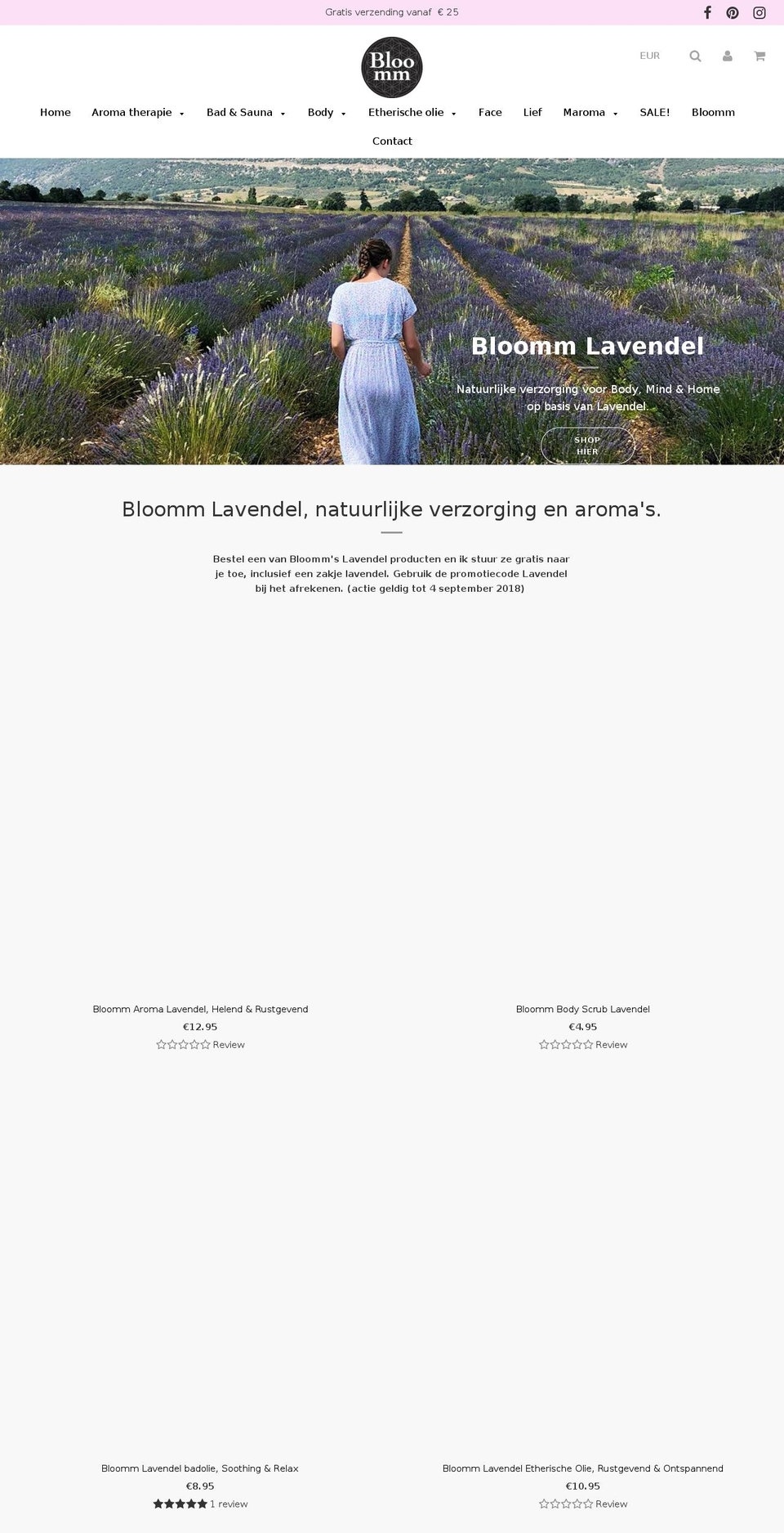 bloomm.today shopify website screenshot