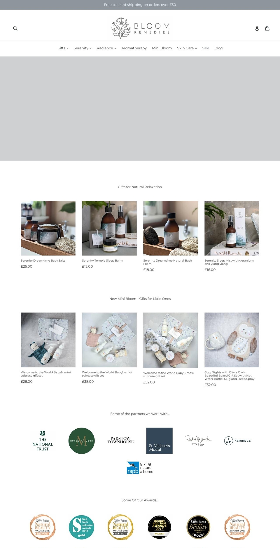 bloomremedies.com — Shopify storefront screenshot