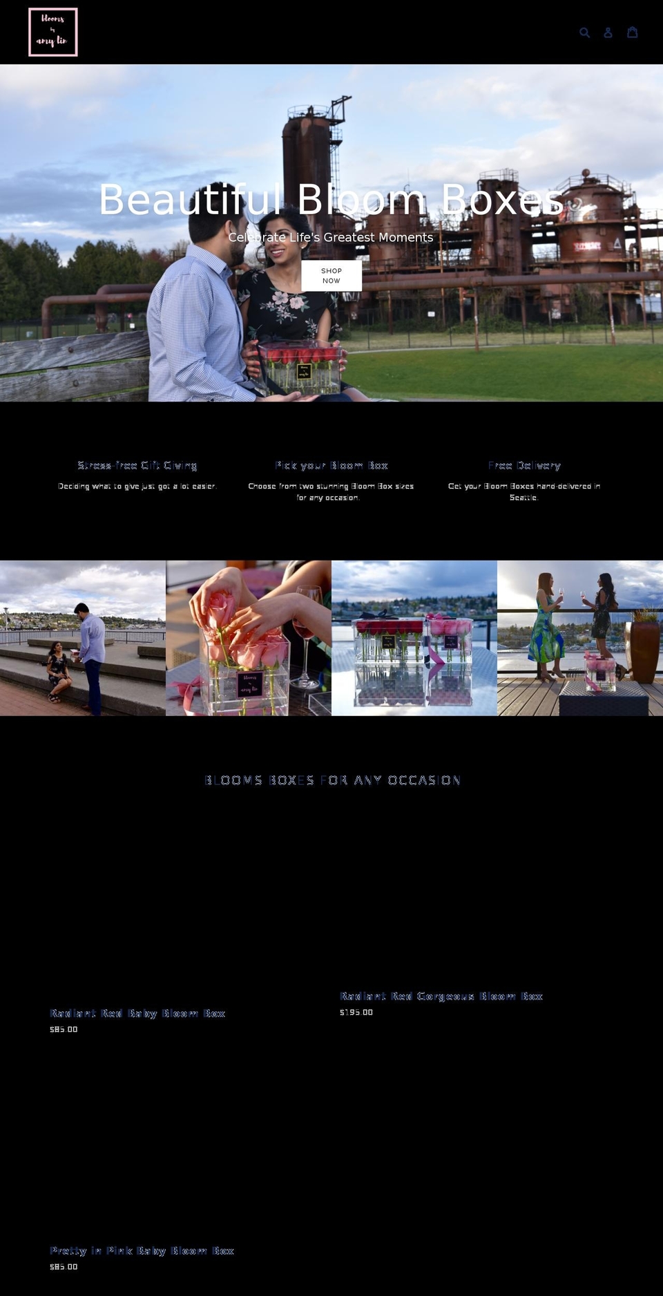 bloomsbyamy.com — Shopify storefront screenshot