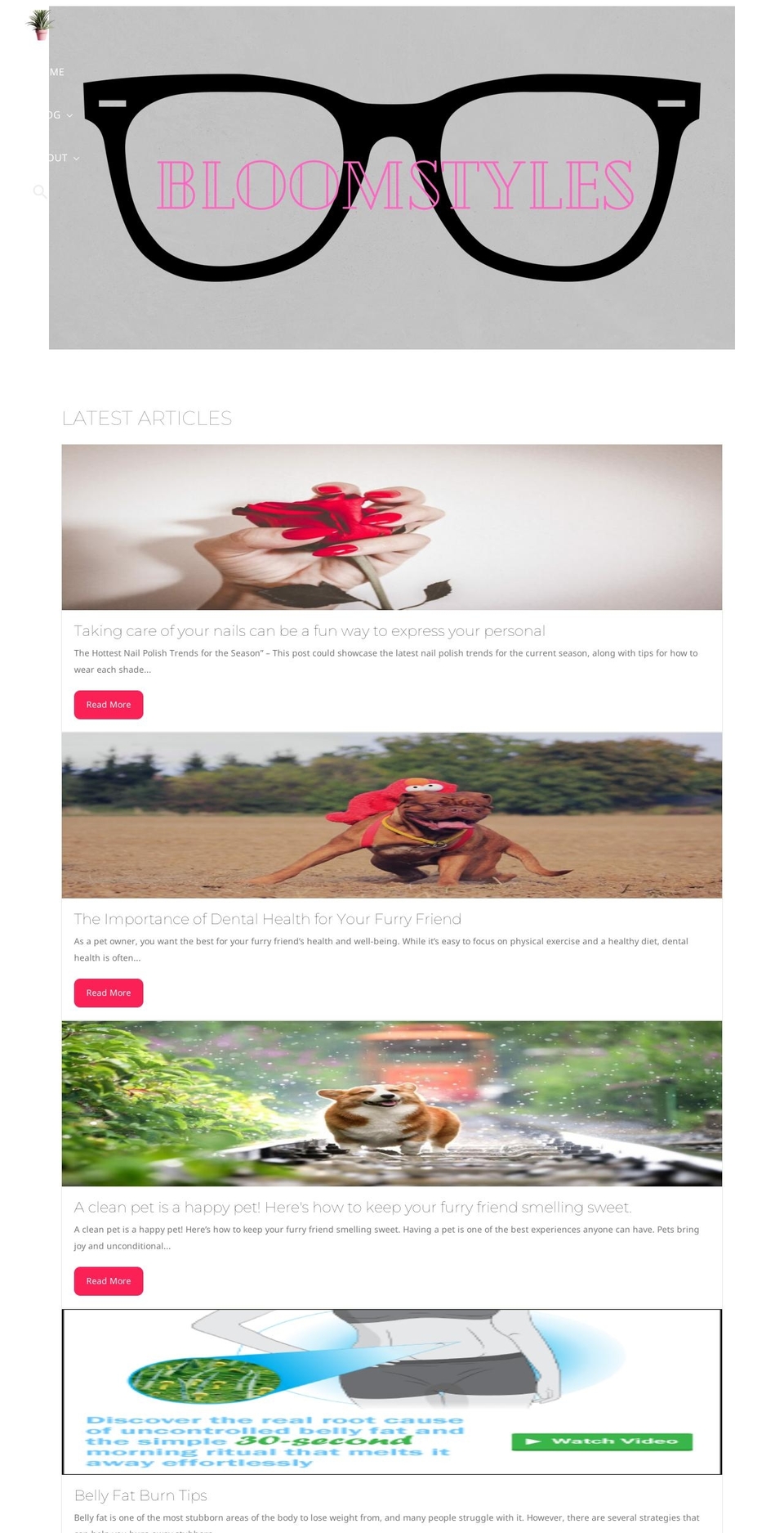 bloomstyles.com — Shopify storefront screenshot