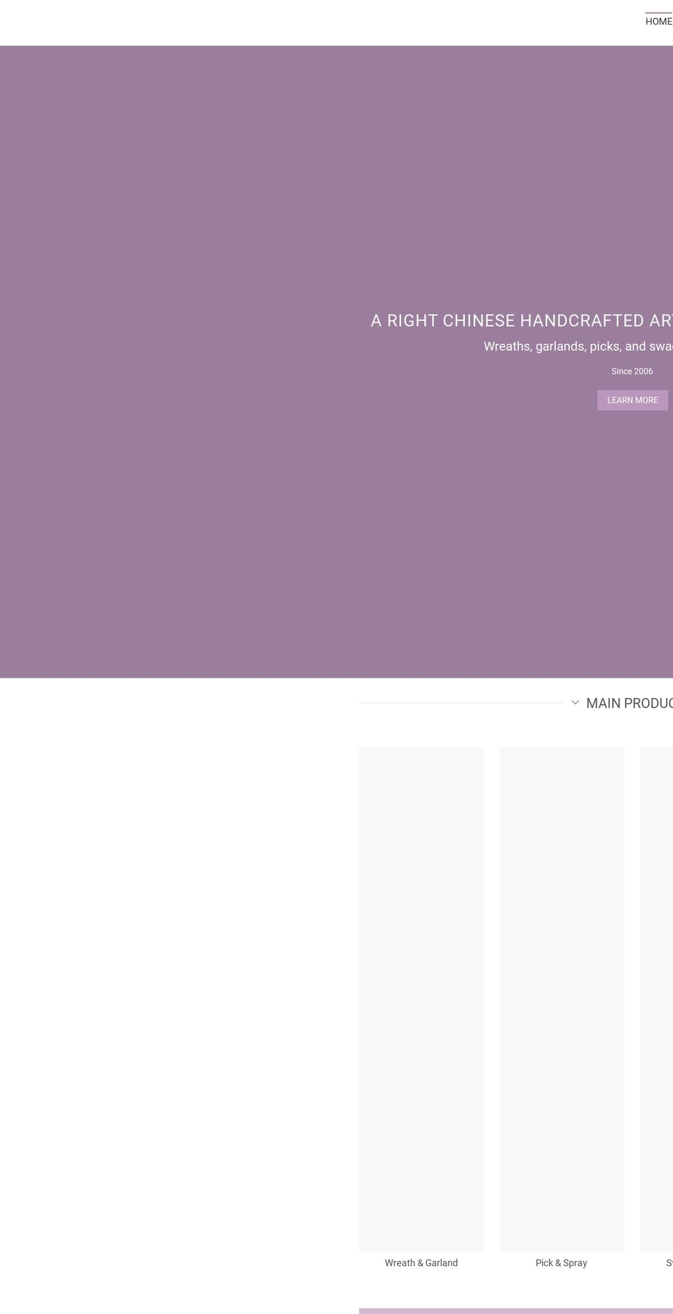 bloomydecor.com — Shopify storefront screenshot