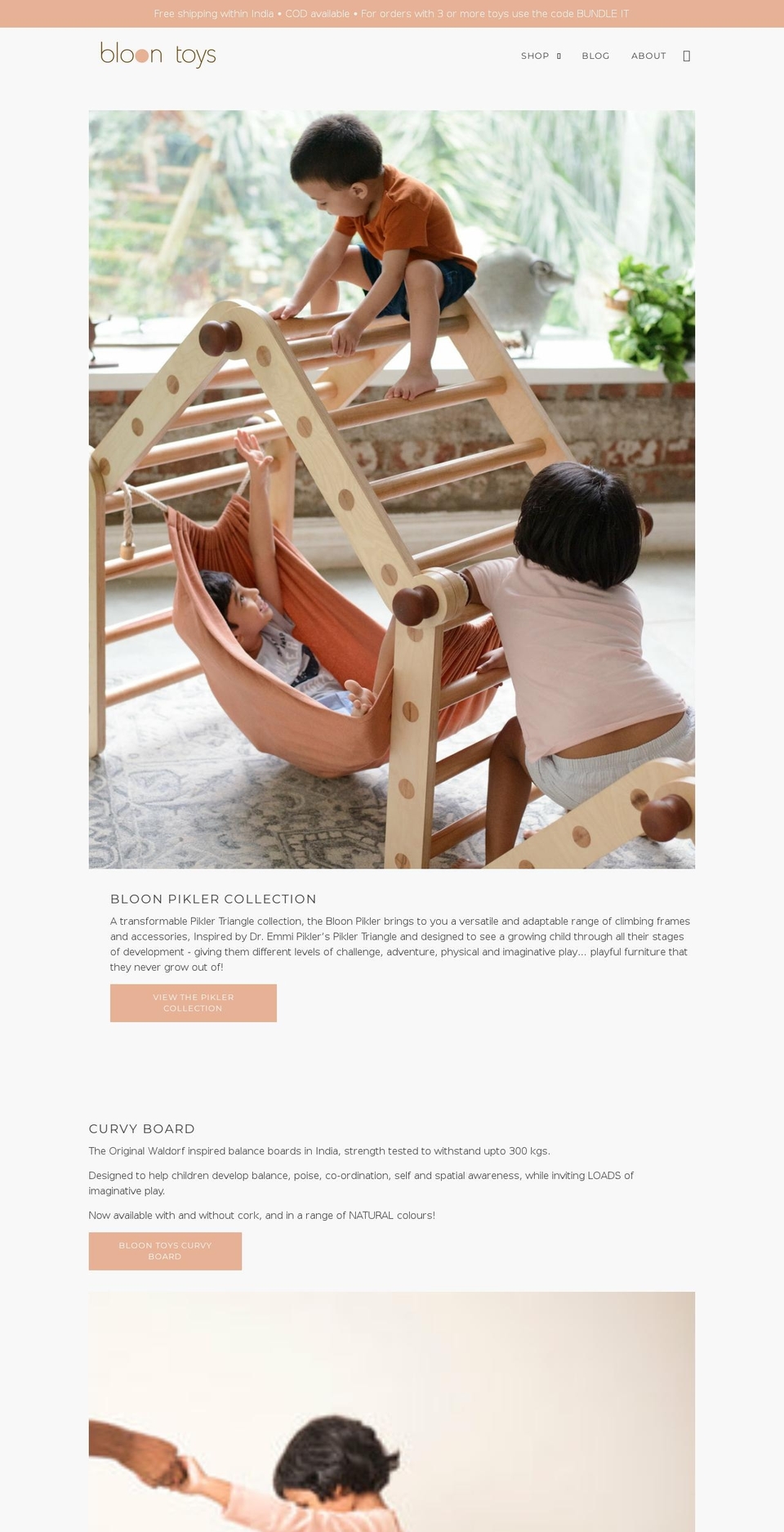 bloontoys.com — Shopify storefront screenshot