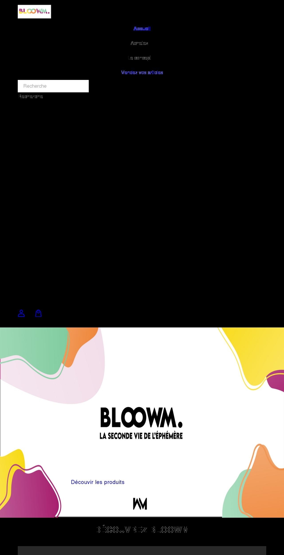 bloowm.com shopify website screenshot