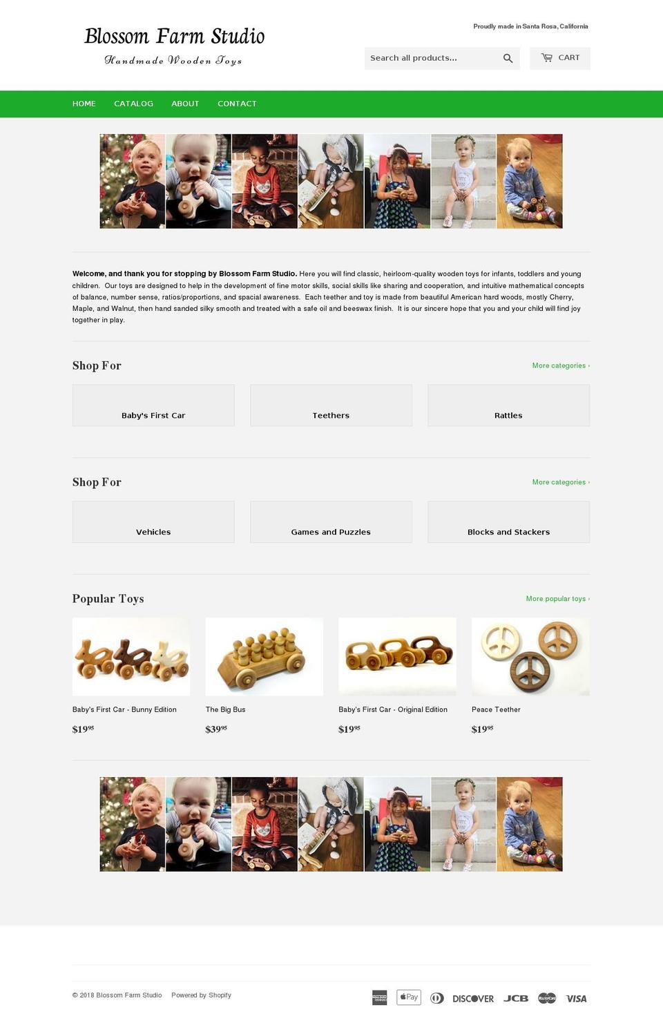 blossomfarmstudio.com shopify website screenshot