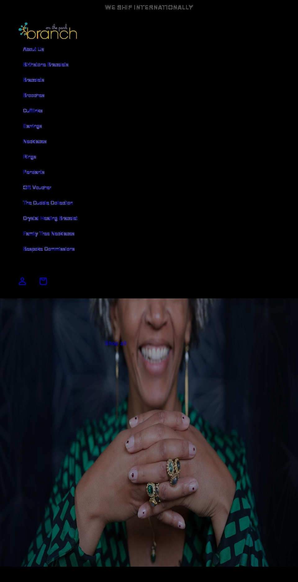 blossoming-branch.myshopify.com shopify website screenshot