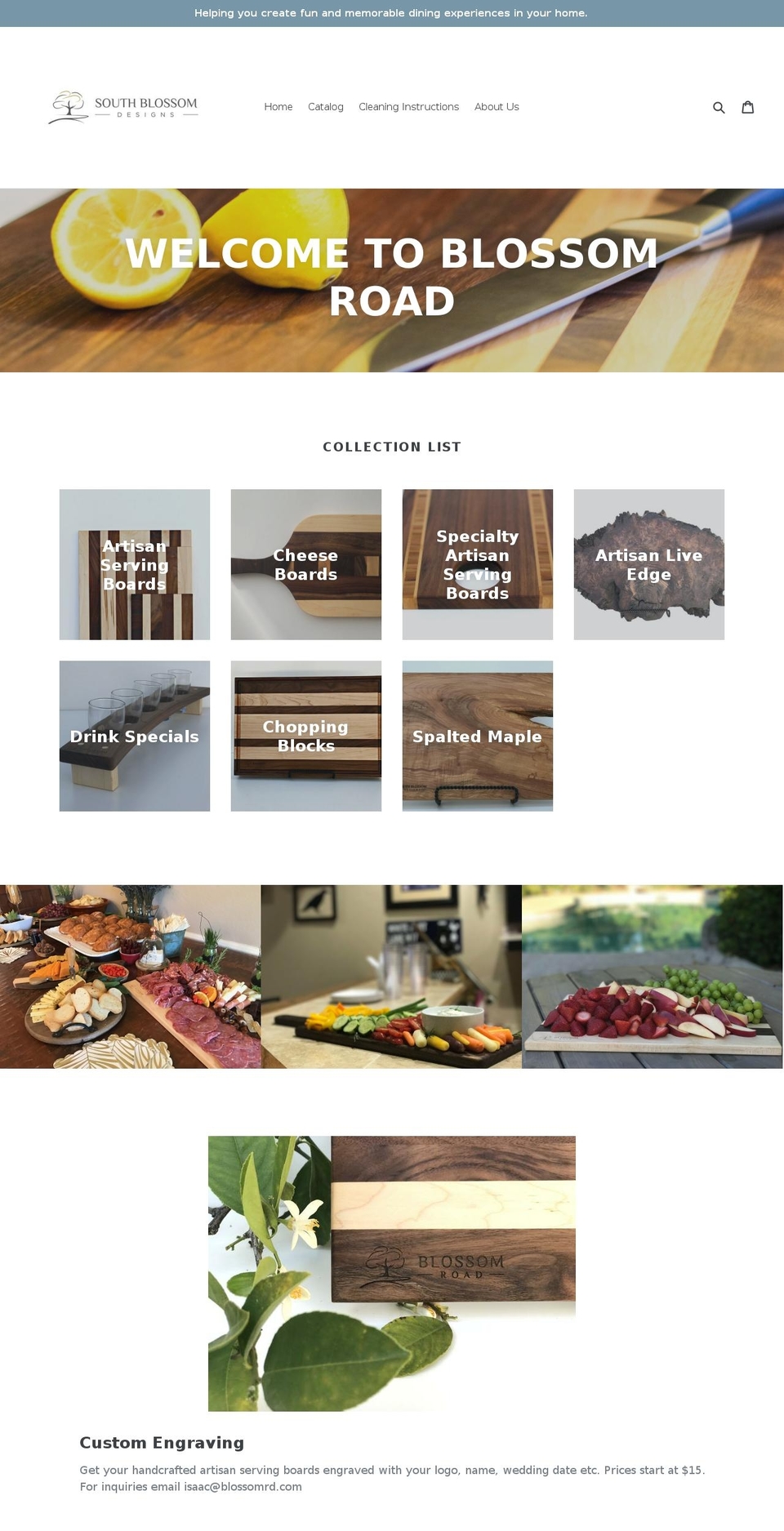 blossomrd.com — Shopify storefront screenshot