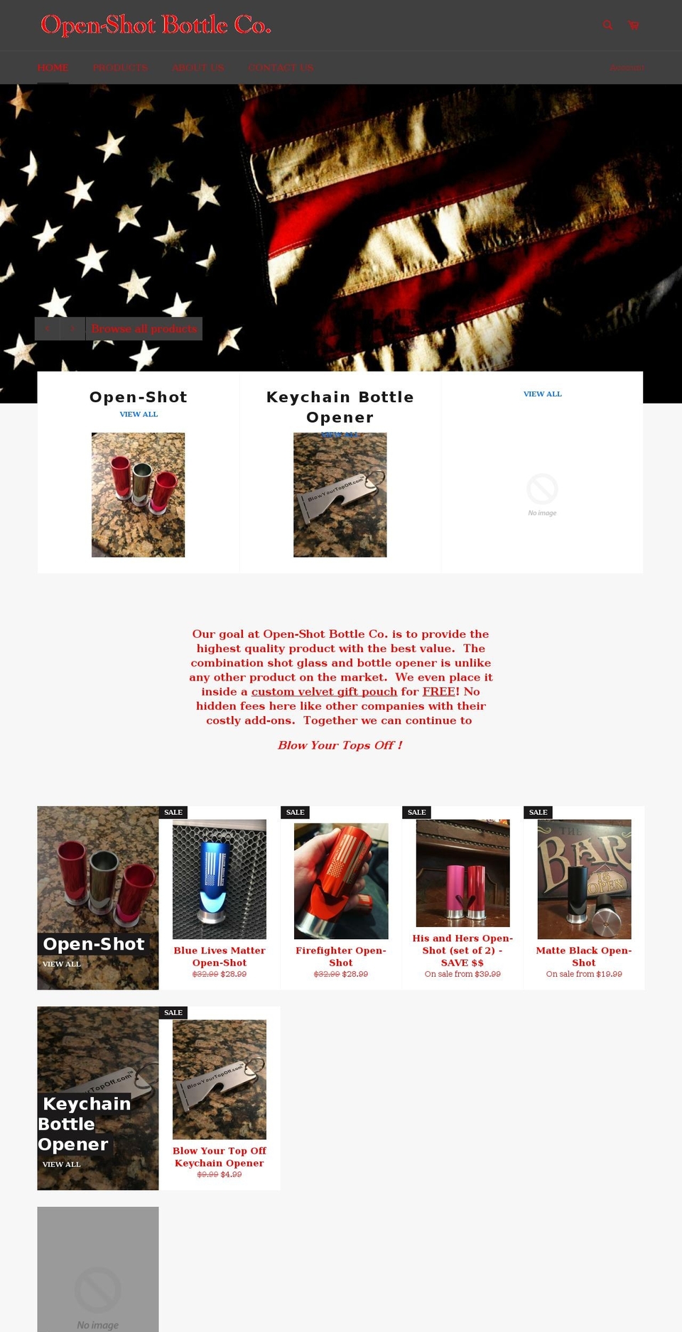 blowyourtopoff.com — Shopify storefront screenshot
