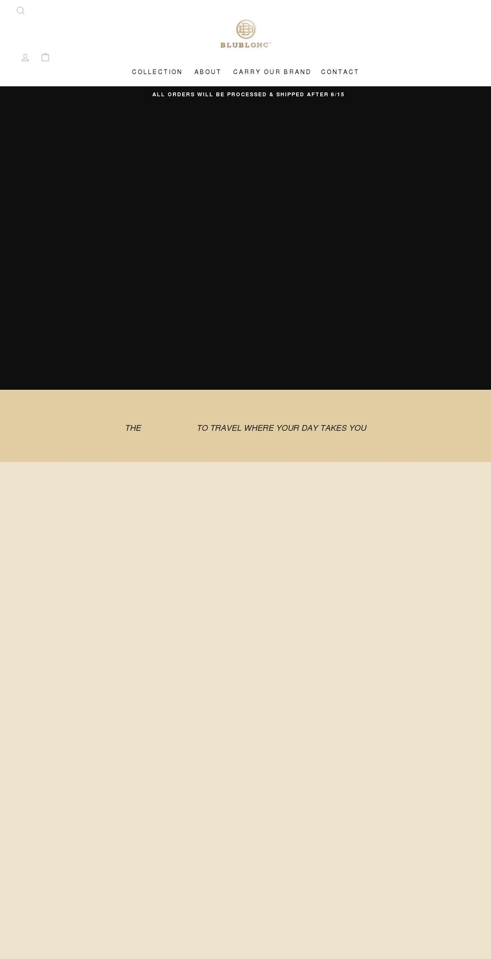 blublonc.com shopify website screenshot
