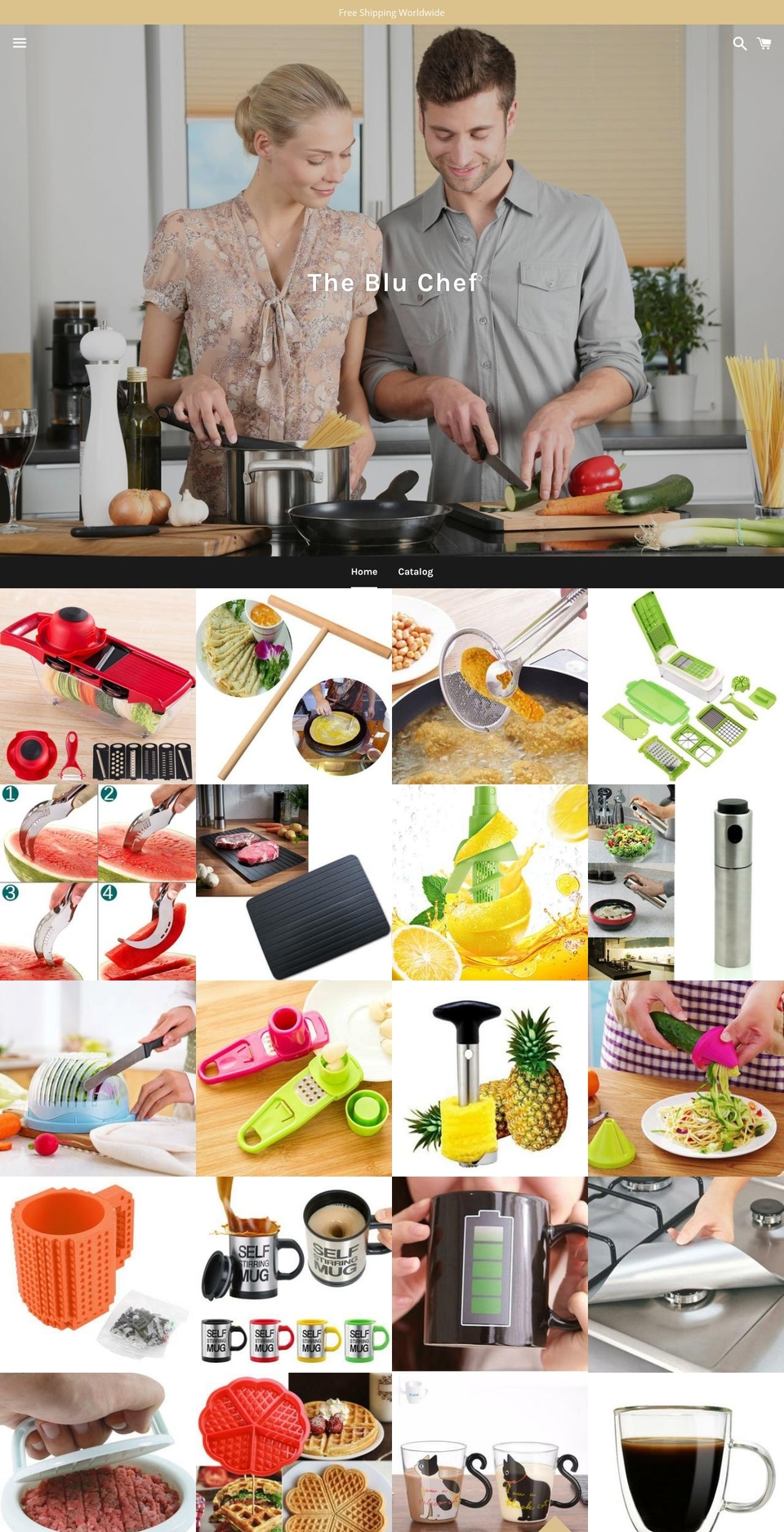 bluchef.net shopify website screenshot
