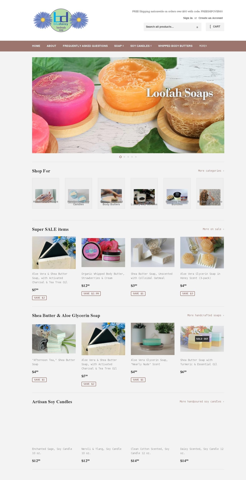 bludaisy.shop shopify website screenshot