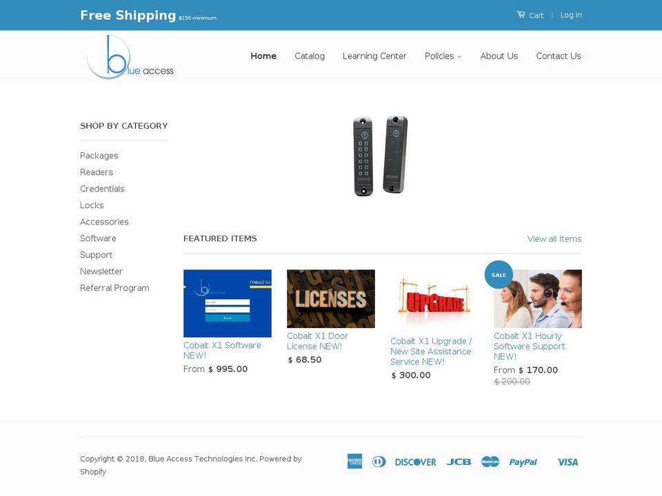 blueaccesstech.com — Shopify storefront screenshot