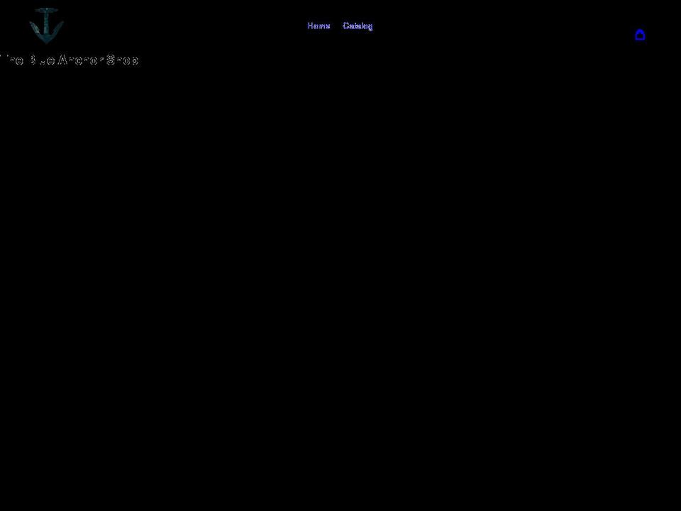 blueanchorshop.com shopify website screenshot