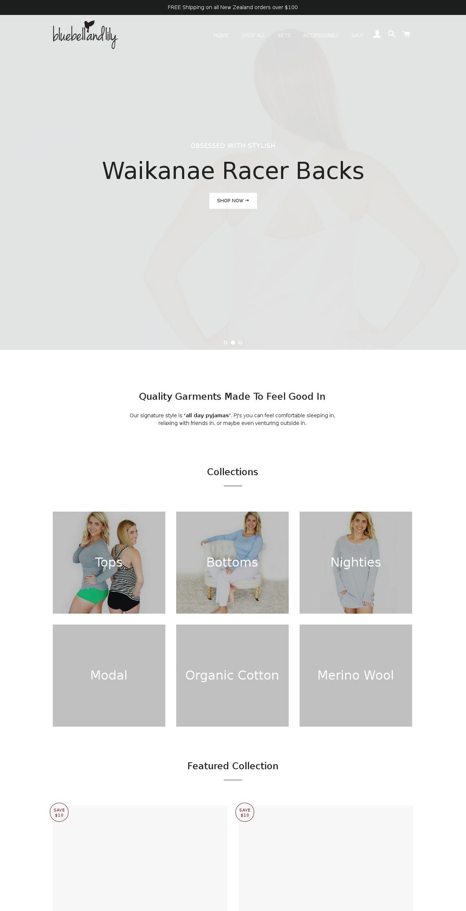 bluebellandlily.com shopify website screenshot