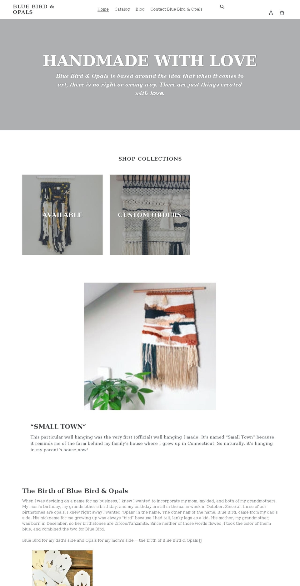 bluebirdandopals.com shopify website screenshot