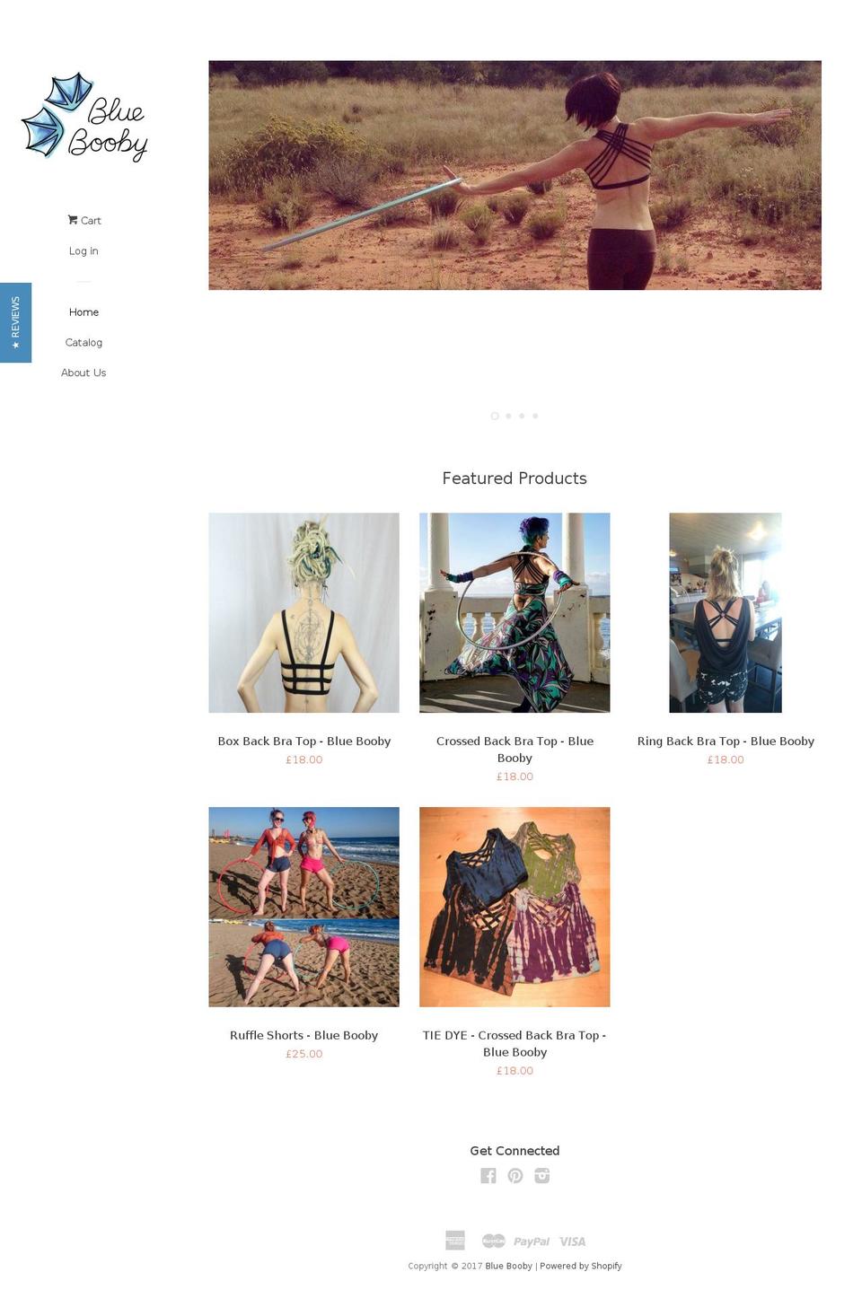 bluebooby.com shopify website screenshot