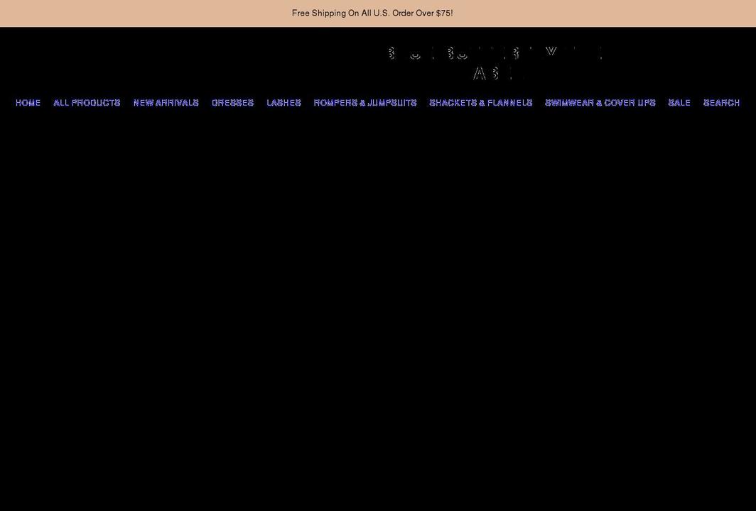 bluebutterflythelabel.com shopify website screenshot