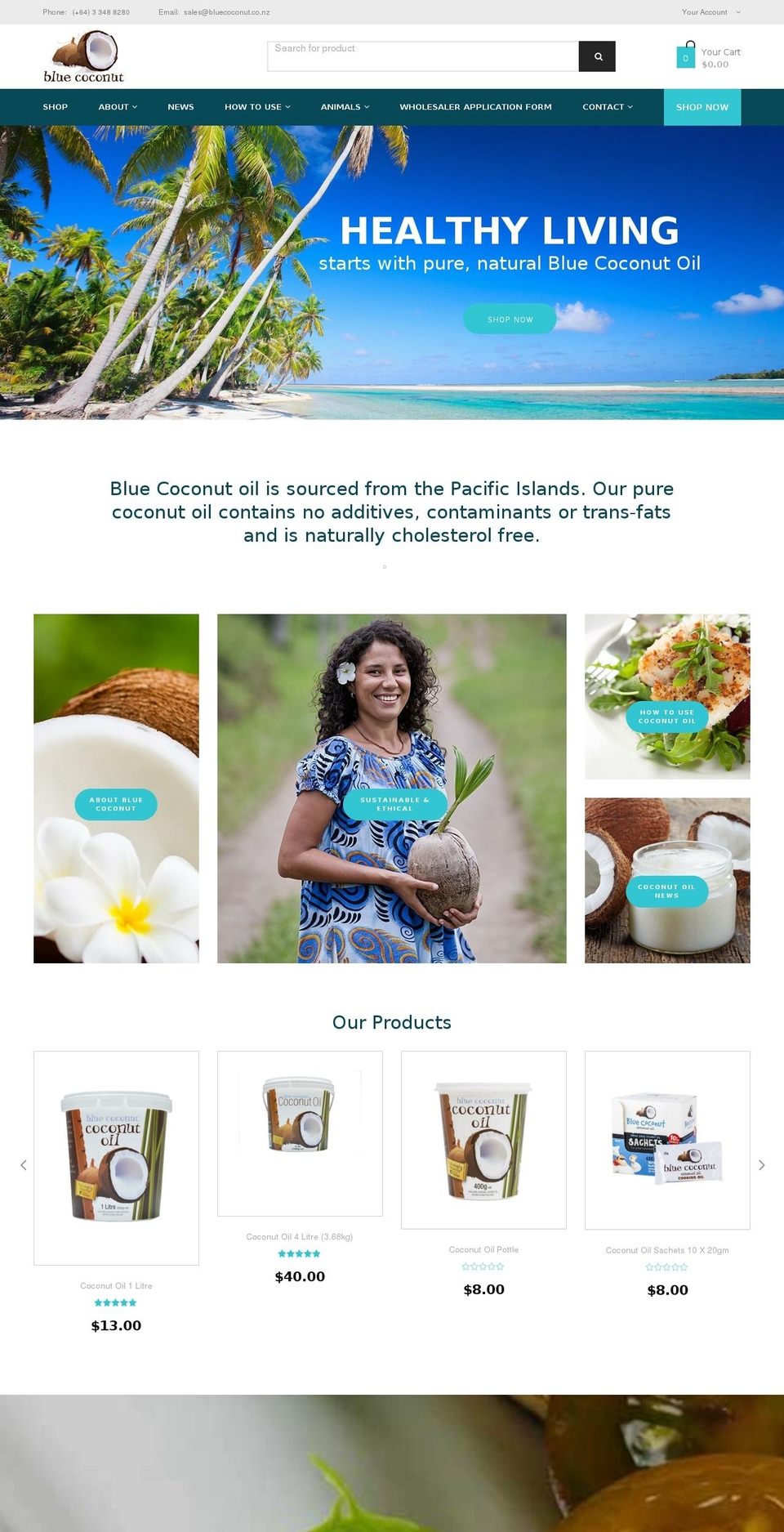 bluecoconut microapps Shopify theme site example bluecoconutrepublic.com