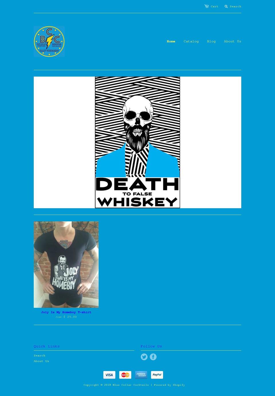 bluecollarbargear.com — Shopify storefront screenshot