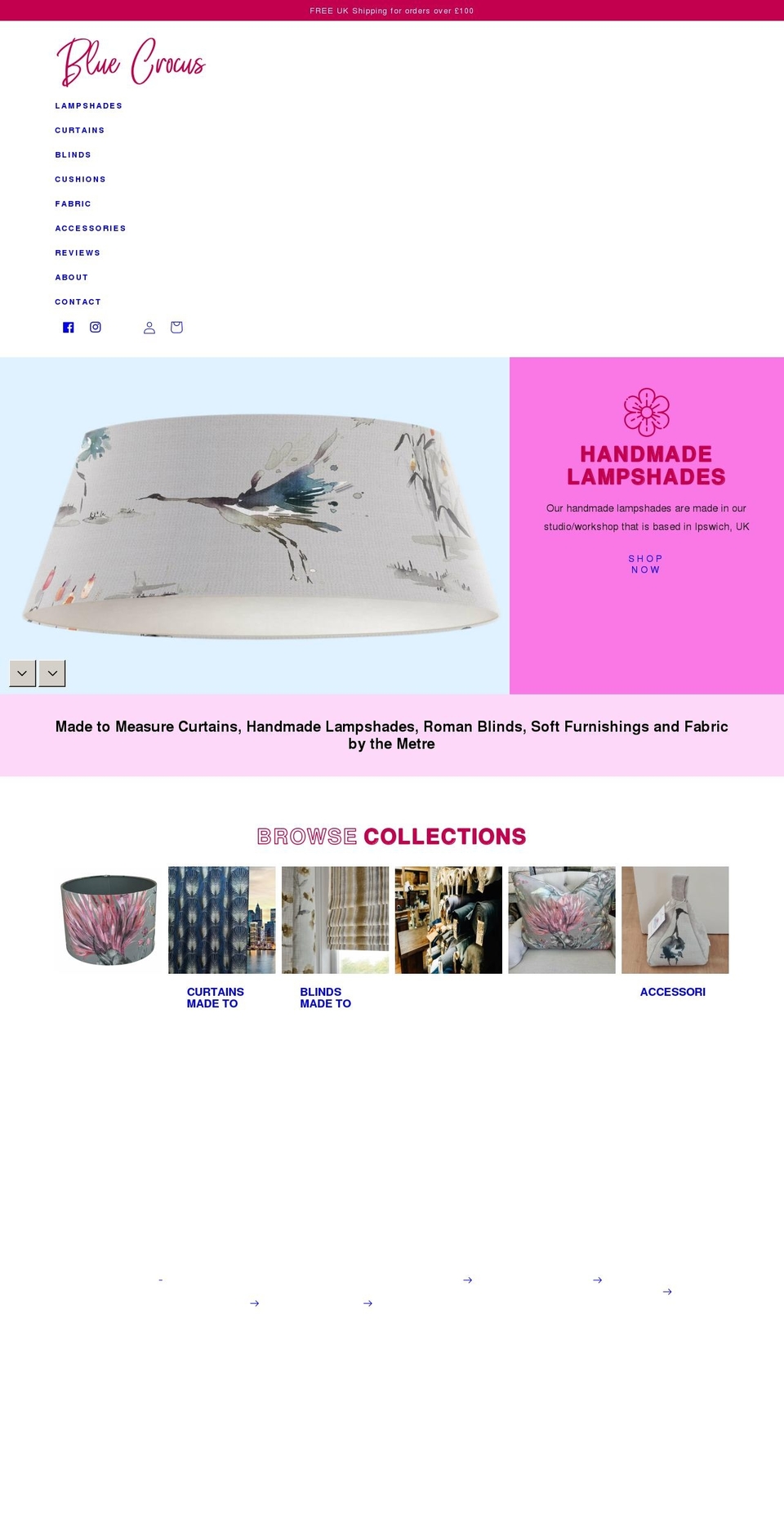 bluecrocustextiles.com shopify website screenshot