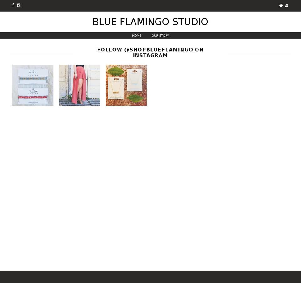 blueflamingostudio.com shopify website screenshot