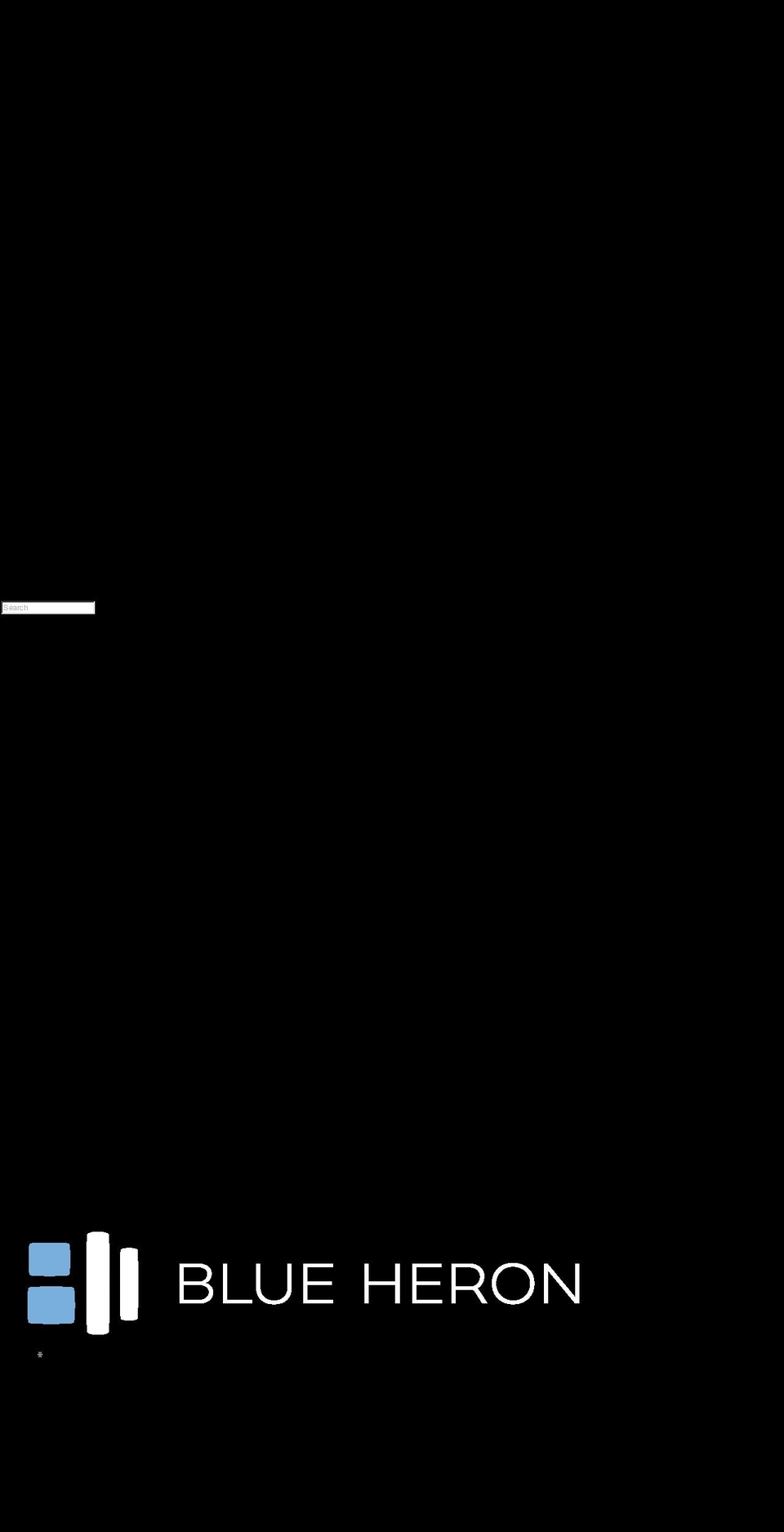 blueheronstore.com shopify website screenshot
