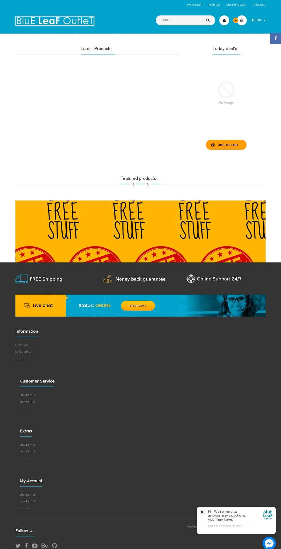 Fastor Computer4 Shopify theme site example blueleafoutlet.com