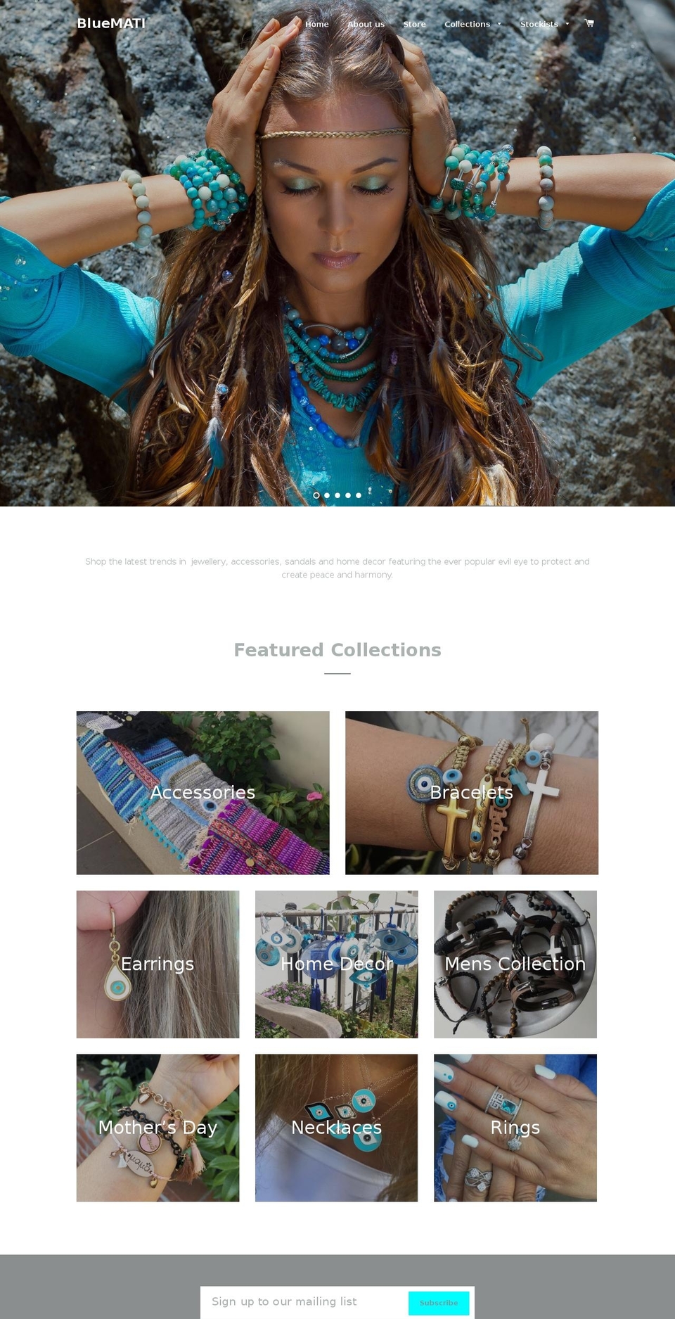 bluematitrend.com shopify website screenshot